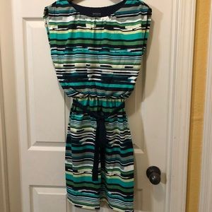 Colorful blouson dress